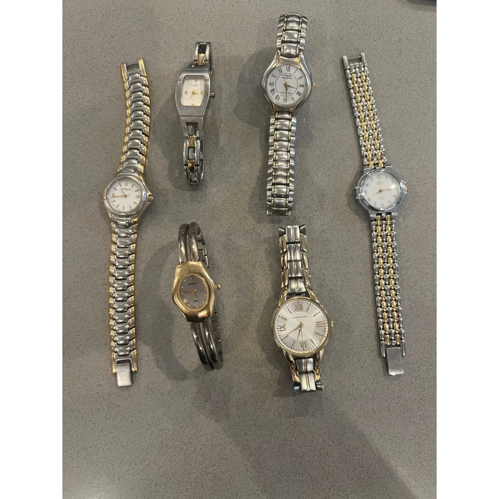 Anne Klein &‎ Other Womens Quartz Analog Fashion Watches Bundle Lot